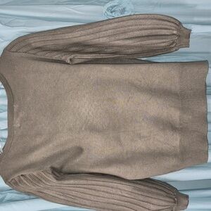 Anthropolgie Marled Green Knit Sweater  Women's Sz S